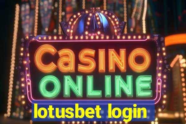 lotusbet login